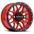 ATV / UTV Krank Wheel 14X7 4/156 5+2 (+10Mm) Black / Red by Raceline