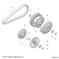 DRIVE TRAIN: PRIMARY CLUTCH - 2019 POLARIS ACE 150 EFI INDY