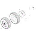 DRIVE - REAR WHEELS - 2026 CAN AM MAVERICK R MAX X - LEGION RED - 77" WIDTH - (2)