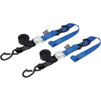 1-1/2" Cam-Buckle with Safety-Latch Hooks and Soft-Tye By Powertye MFG 29623-S Tie Down / Ratchet Strap