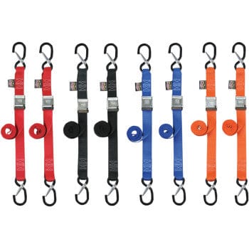 1-1/2" Cam-Buckle with Safety Latch Hooks By Powertye MFG 28629-S Tie Down / Ratchet Strap