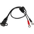 1/4" Eyelet Permanent Battery Connection Lead 20" by Tecmate O-01 Battery Charger Accessory