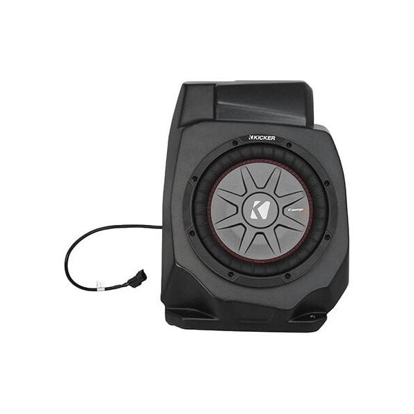 10" Kicker Sub Under Dash W/ Amp Polaris by SSV Works RZ5-1KRC Subwoofer 63-5633K Western Powersports Drop Ship
