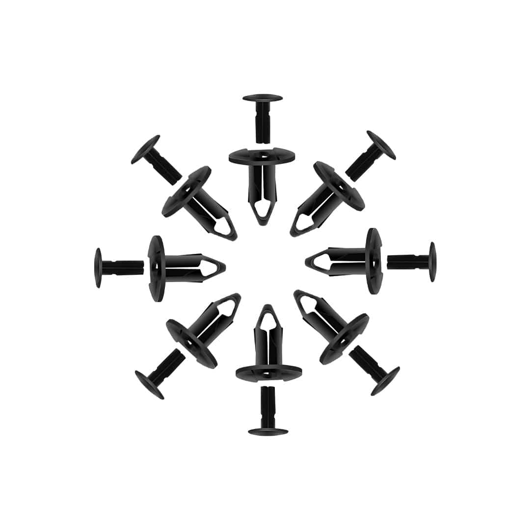 100 PCS UTV ATV 8mm Fastener Rivets by Kemimoto FTVRI001 Nylon Rivets FTVRI001 Kemimoto