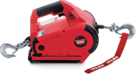 1000lb Pullzall Cordless Portable Winch (2 Batteries) by WARN - 885005 - Front View