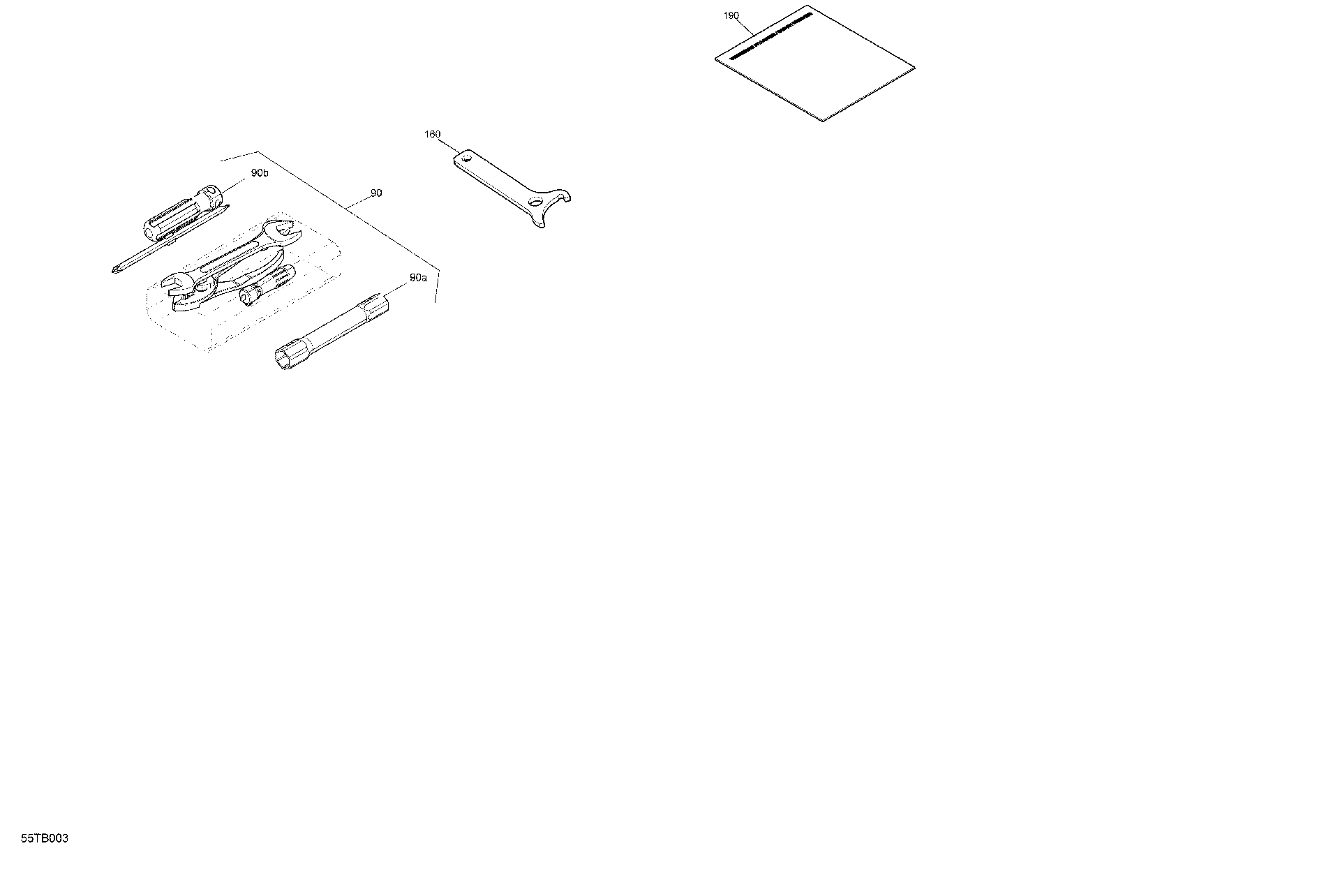 An Image of a Genuine Can-Am Parts Schematic Diagram showing the schematic - BODY - FRONT STORAGE TRAY