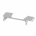 Gray metal taillight bracket with flat mounting plates and angled support arms.