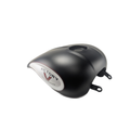 The Fuel Tank, Spine by Polaris is a black and white OEM Victory motorcycle tank featuring the word VICTORY and a red V logo, displayed against a white background. Perfect for authentic fuel tank replacement or upgrade.