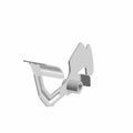 Inner Throttle Pedal Matte Black by Polaris