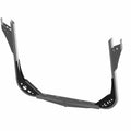 Matte black metal upper link bracket with mounting holes for Polaris UTV suspension.