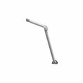 Silver metallic roll-over protection system arm with mounting brackets for Polaris UTVs.