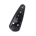 Indian Driver Floorboard, Left, Black by Indian