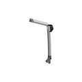 Silver metal front cab frame weld with black mounting bracket and reinforced base for Polaris UTV.