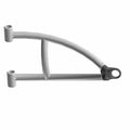 Matte black metal front lower A-arm with tubular frame and mounting points for Polaris ATV.