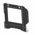 Black metal slide seat top frame with mounting holes and reinforced edges for Polaris Ranger UTV.