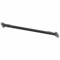 Black metal front Rops support bar with angled mounting brackets on each end.