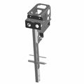 Black metal Mount Weld Shift/SCM E bracket with multiple holes and a vertical support arm.