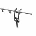 Black metal shift/SCM mount bracket with rectangular frame and multiple attachment points.