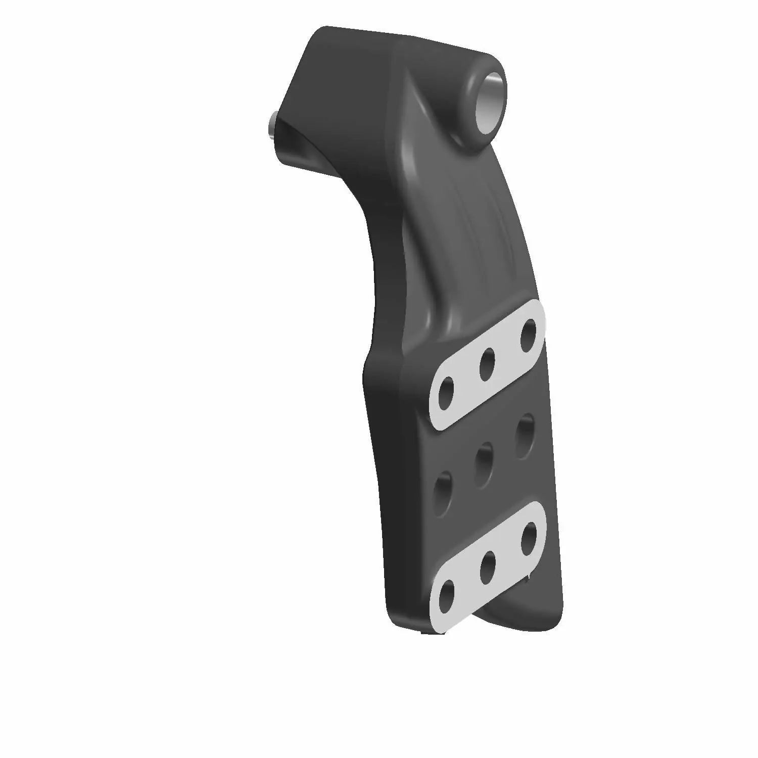 Passenger Floorboard Mount Left Black | (Incl. Dowel Pin) by Indian