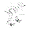 BODY: REAR CAB SEAT and FOOTWELLS - 2015 POLARIS SPORTSMAN 570 SP