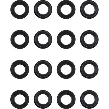 A grid of fifteen Honda A-Arm Bushing Kit Front bushings by T.M. Designworks, arranged in three rows of five on a white background.