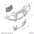 BODY: FRONT BUMPER and MOUNTING - 2022 POLARIS SPORTSMAN XP 1000 HIGH LIFTER