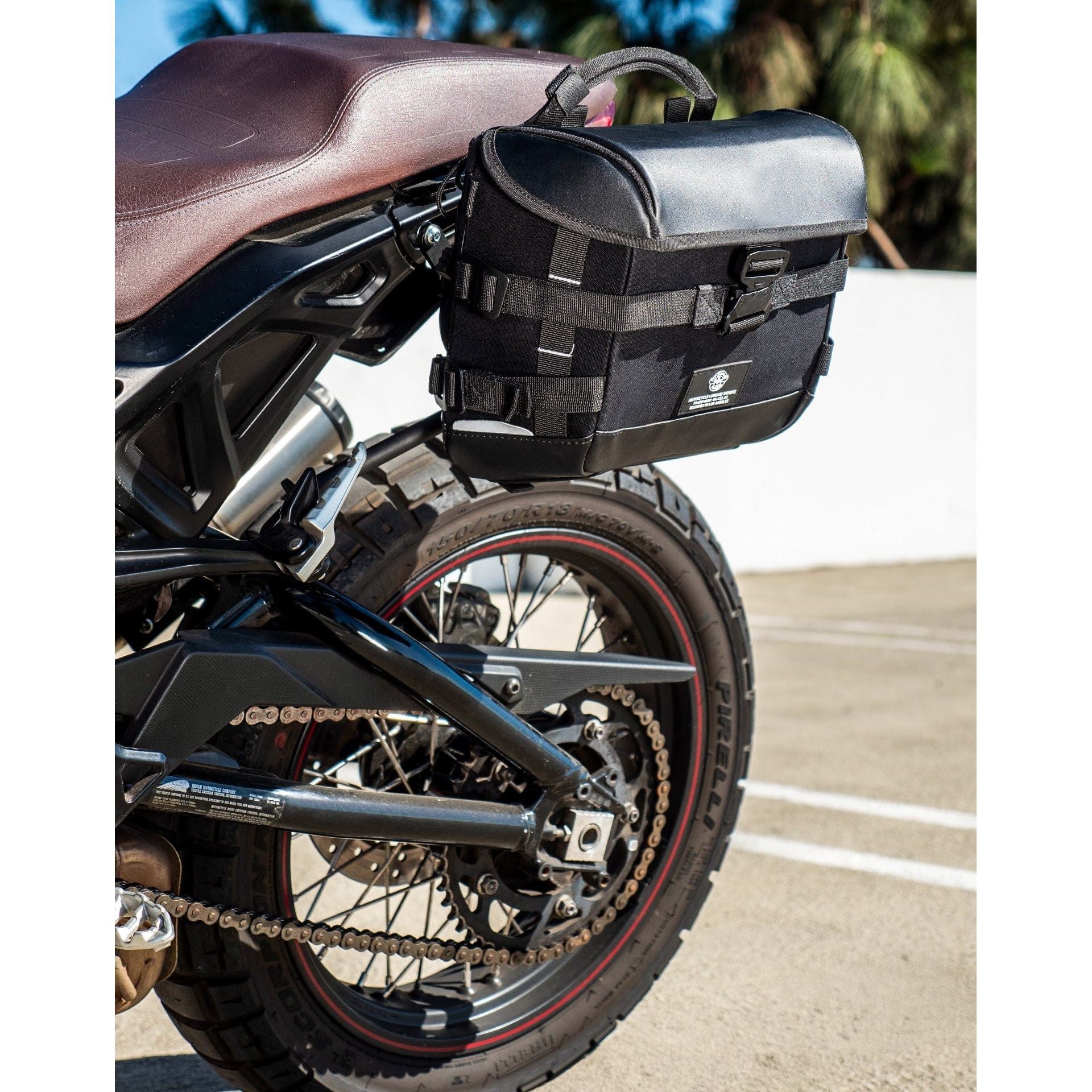 10L - Incognito Quick-Mount Small Indian FTR 1200 Solo Saddlebag (Left Only) by Viking Bags 31275 Saddlebag