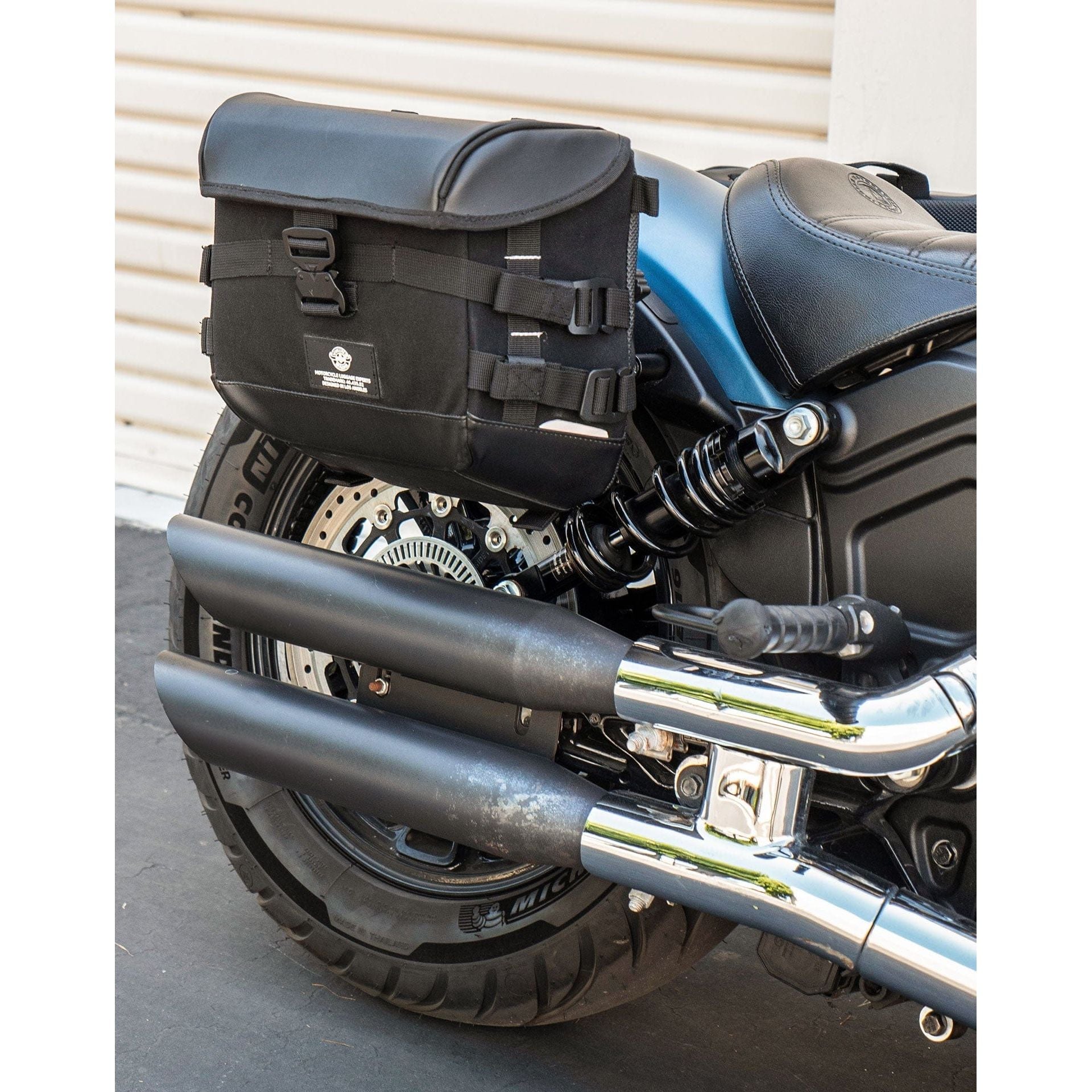 10L - Incognito Quick-Mount Small Indian Scout Bobber Twenty Solo Saddlebag (Right Only) by Viking Bags 30860 Saddlebag
