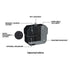 10L - Outlaw Quick-Mount Small Indian Chief (2022+) Hard Solo Saddlebag (Left Only) by Viking Bags 31120 Saddlebag
