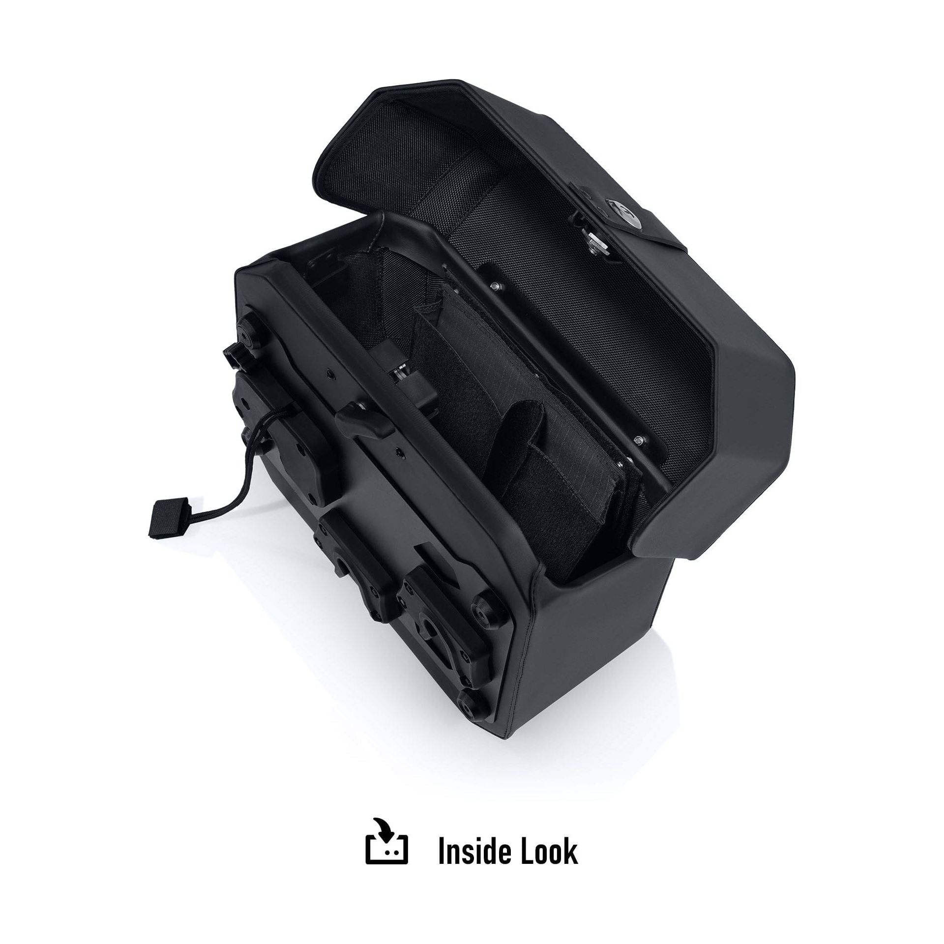 10L - Outlaw Quick-Mount Small Indian Chief (2022+) Hard Solo Saddlebag (Left Only) by Viking Bags 31120 Saddlebag