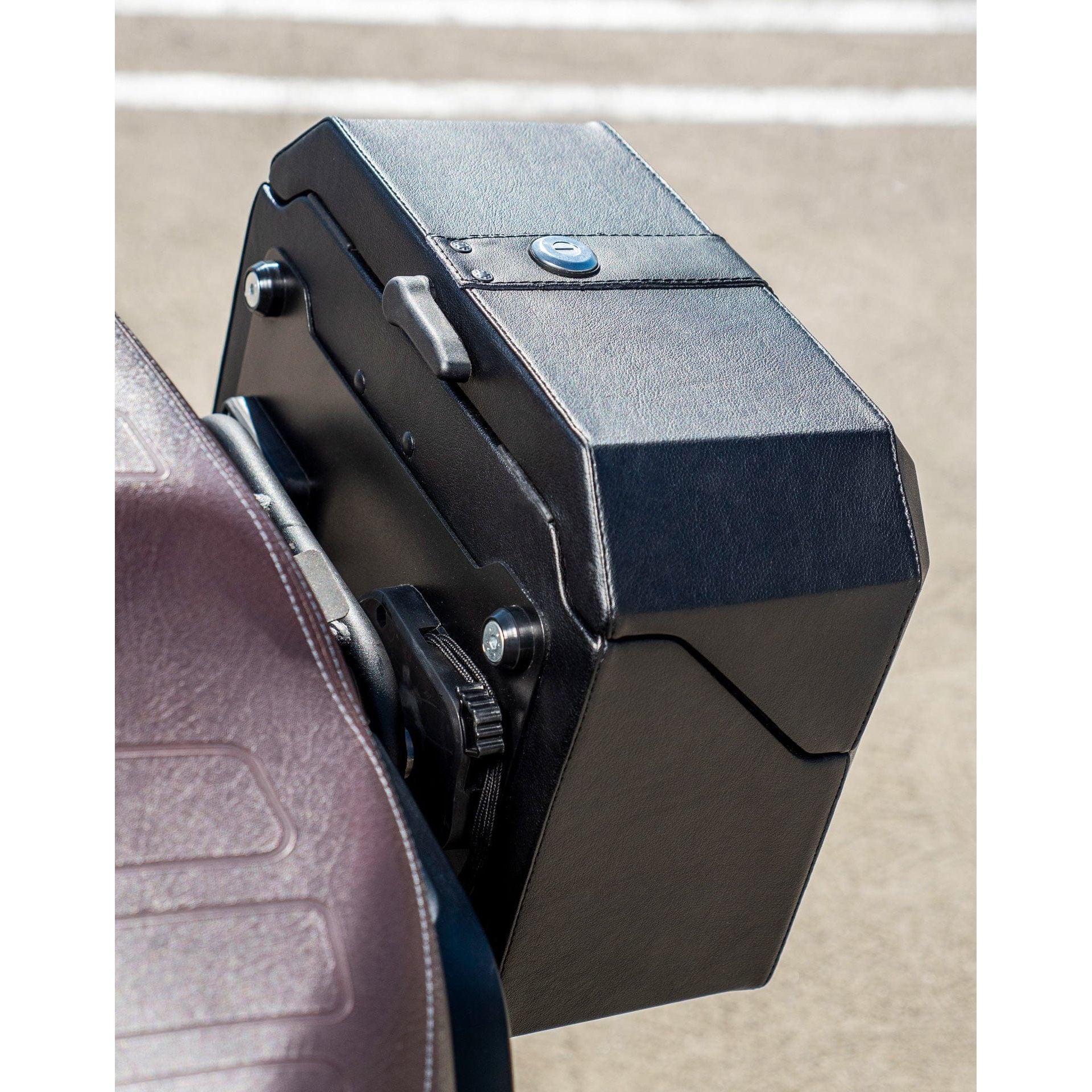 10L - Outlaw Quick-Mount Small Indian FTR 1200 Hard Solo Saddlebag (Left Only) by Viking Bags 31277 Saddlebag