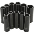 11 Pc 1/2" Met Imp Skt Set Deep by Performance Tool