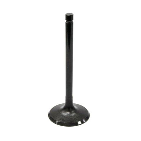 The Arctic Cat/Suzuki UTV/ATV Exhaust Valve by Bronco, featuring a flat circular base and long cylindrical stem, stands vertically against a white background.