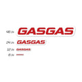 12" Gasgas Decal 8 Mil By D'Cor