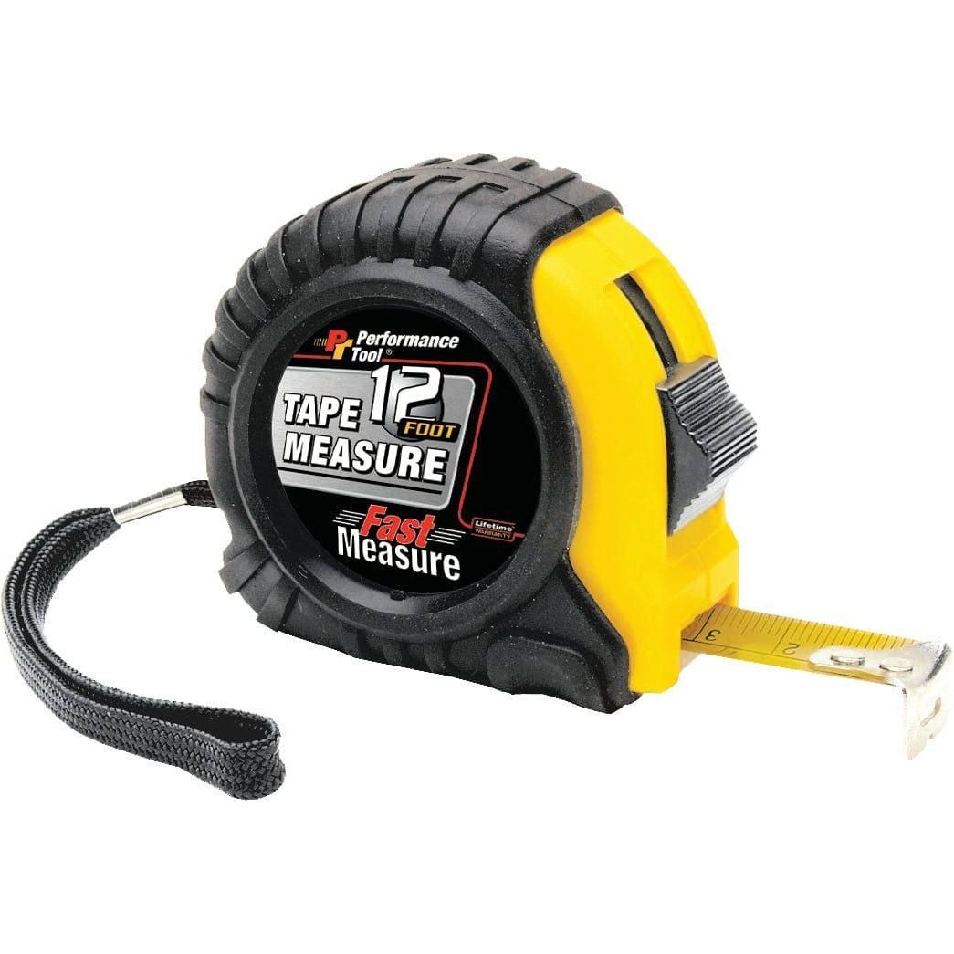 12' Tape Measure by Performance Tool W5020 Hand Tool