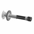 Metal balance shaft with gear teeth and black cylindrical midsection for Polaris vehicles.