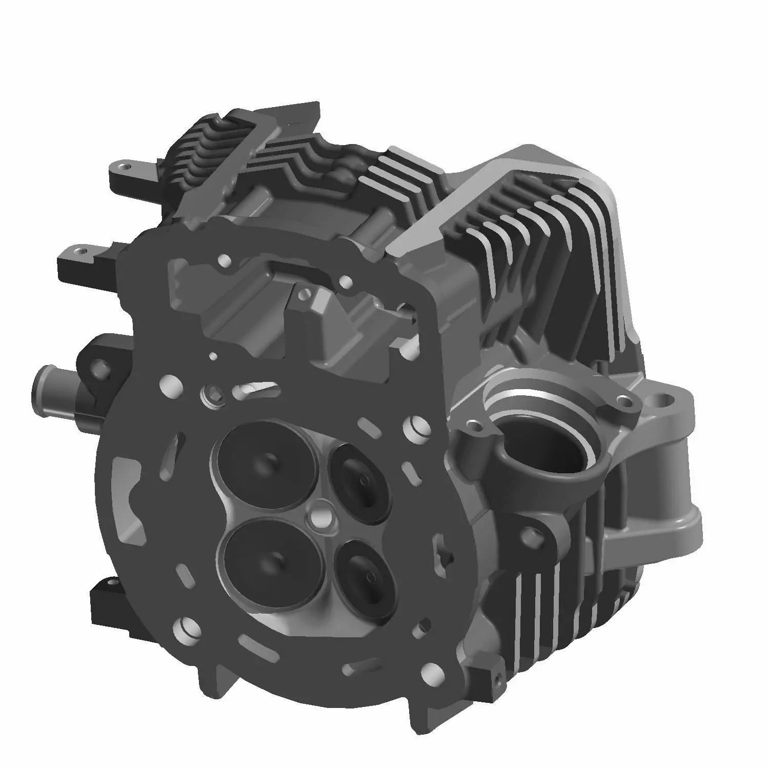 Head Cylinder, Front,Machined (Incl. 1-15,17-21) by Indian