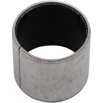 The Race Tech Shock Shaft Bushing features a 14 mm inner diameter and 15 mm length, with a vertical seam. Ideal for seal head assemblies or PTFE-coated shaft applications. Shown against a white background.