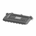Black textured hard plastic airbox cover decal with grid pattern and central rectangular indentation for Polaris RZR RS1.