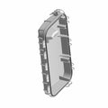 Gray plastic airbox cover with multiple clip attachments around its perimeter for Polaris UTV models.