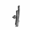 A 3D-rendered image of the Exhaust Headpipe, Rear, Chrome by Polaris features three cylindrical pipes and a smaller rounded protrusion on one side, all in chrome finish, displayed against a white background.