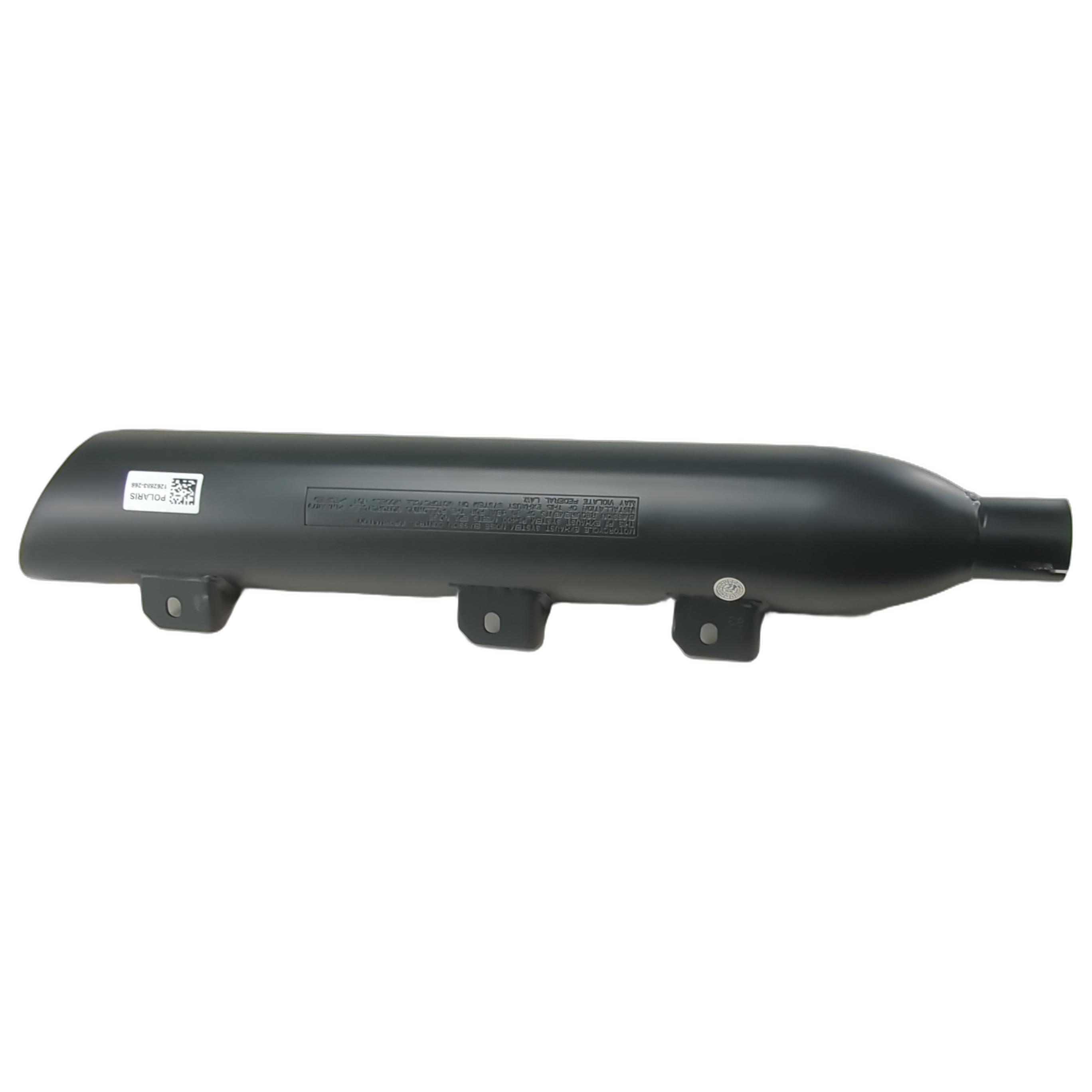 Lower Muffler, Black by Polaris