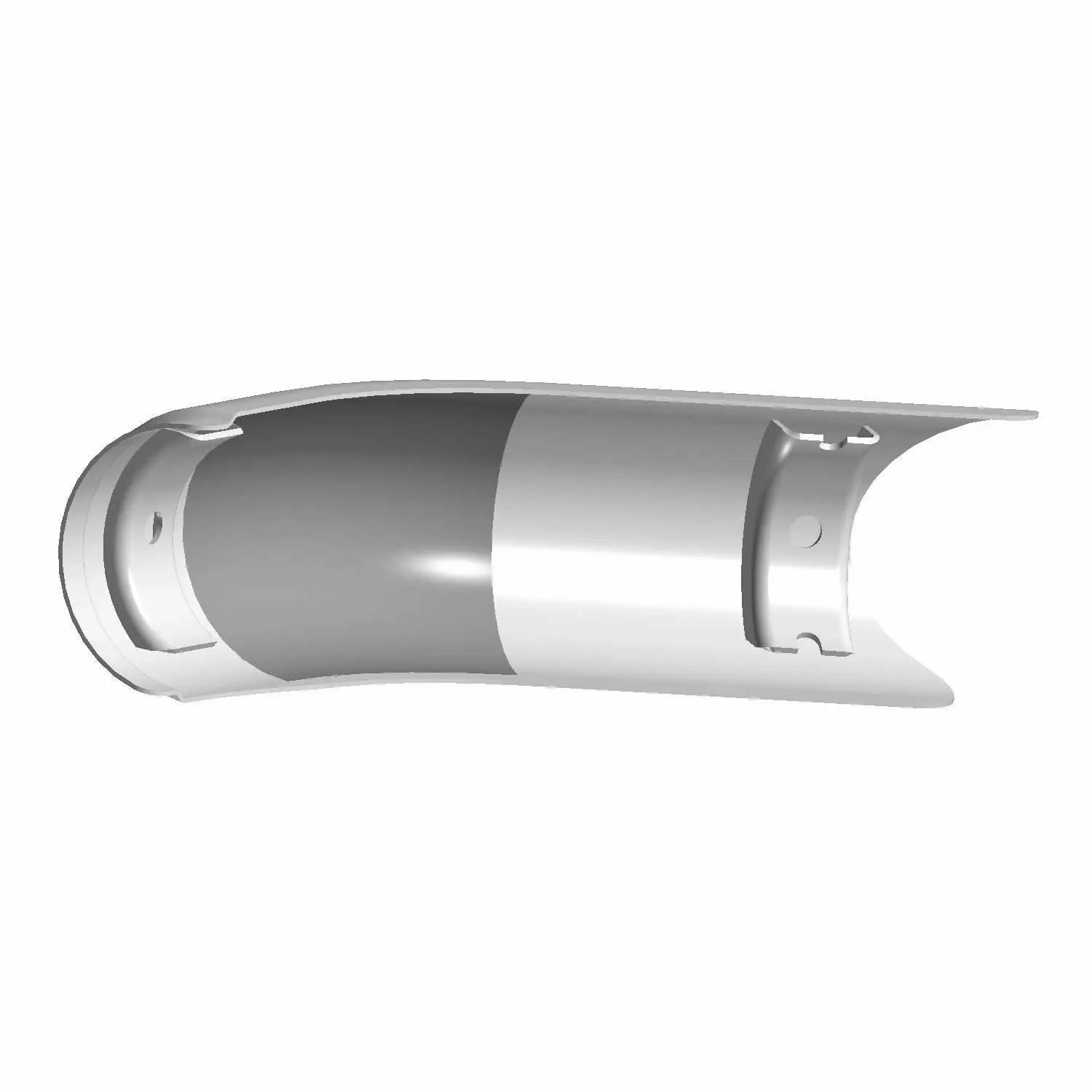 Exhaust Headpipe Shield, Rear Black by Polaris