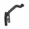 A 3D rendering of a chrome Exhaust Headpipe, Rear by Polaris—featuring curved tubes and connector ends, designed for fluid transfer in vehicle engine compartments; perfect for use with OEM Polaris parts.