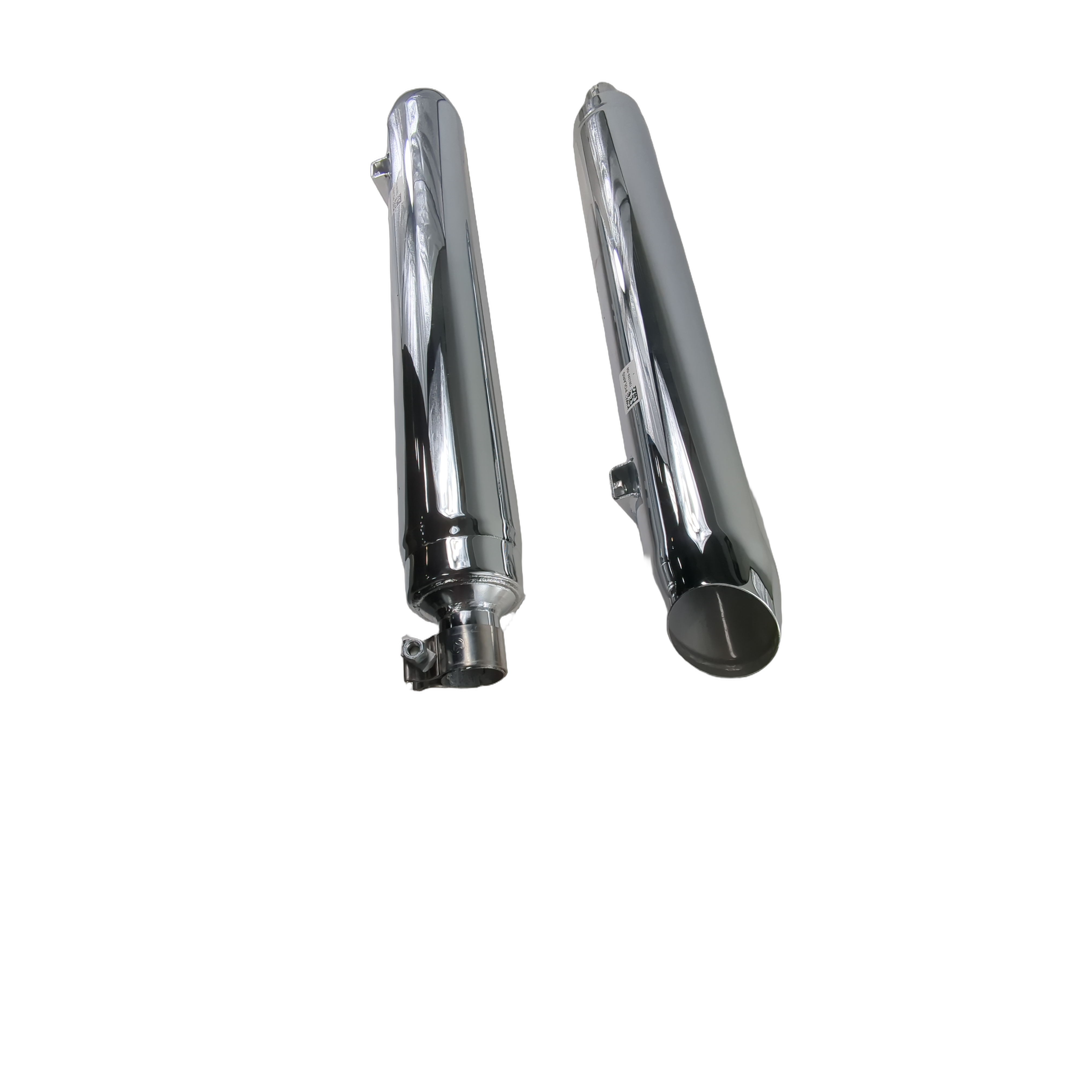 Stage 0 Muffler Set, Chrome (TAKE OFF) by Indian