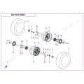 FRONT WHEEL - 2025 CFMOTO UFORCE 1000 XL