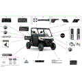 BODY - DECALS - BASE - 2021 CAN AM DEFENDER HD8 BASE / DPS / XT