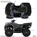 BODY: DECALS STANDARD - 2024 POLARIS SPORTSMAN 570 EPS