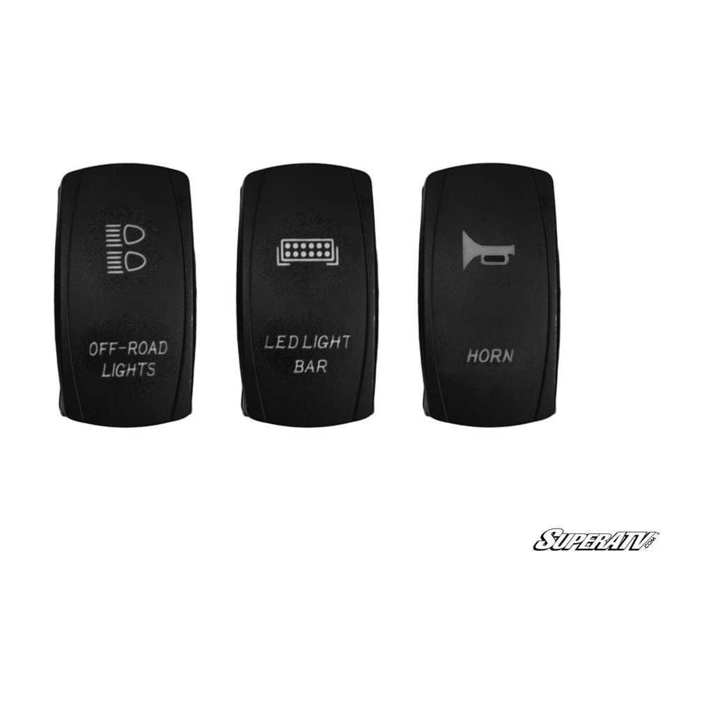 12V / 20A Off-Road Rocker Switches by SuperATV Rocker Switch SuperATV