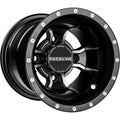 ATV / UTV Black Mamba Sport Wheel 9X8 4/110 3+5 Black / Machined by Raceline